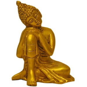 buddha-in-thoughts-brass-statue